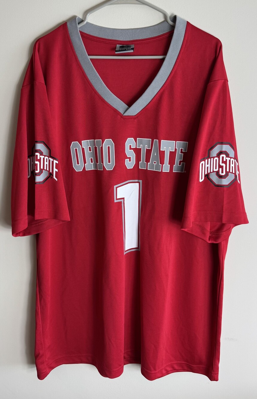 Stadium Athletics Ohio State Jersey XXL Red College Football Shirt
